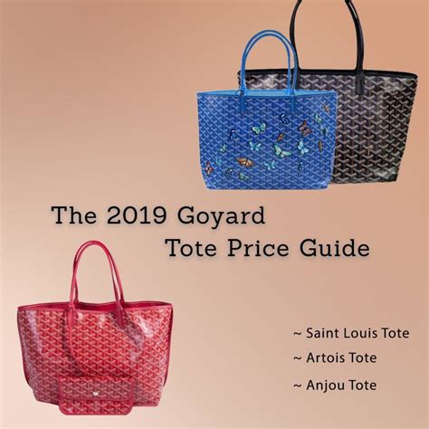 price for goyard tote|goyard artois pm price 2024.